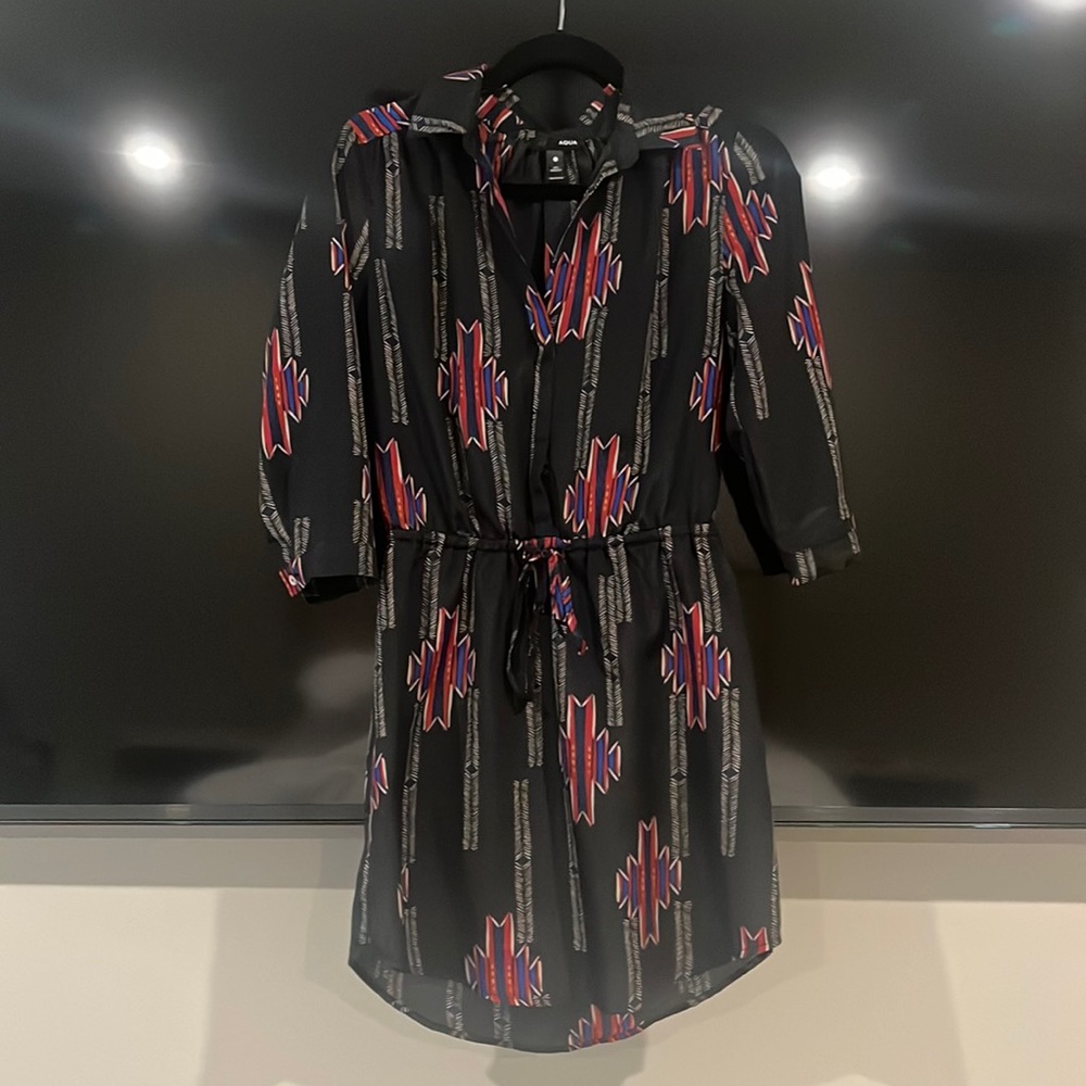 Black shirt dress size small